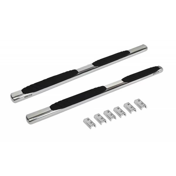 UNIVERSAL 4IN - 75IN LONG - STAINLESS SIDE BARS OE XTREME SIDESTEPS PO, Go Rhino, Mfr#: 640075PS
